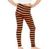imageSTRETCH IS COMFORT Oh So Soft Youth Girls Prints LeggingsBlack and Orange Stripes