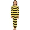 imageSTRETCH IS COMFORT Oh So Soft Youth Girls Prints LeggingsBlack and Yellow Stripes