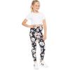 imageSTRETCH IS COMFORT Oh So Soft Youth Girls Prints LeggingsNavy Floral