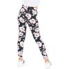 imageSTRETCH IS COMFORT Oh So Soft Youth Girls Prints LeggingsNavy Floral