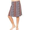 imageSTRETCH IS COMFORT Youth Girls Flowy ALine Skirt Knee Length and Ankle Length  Kids  Sizes 416Boho Natural Floral