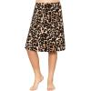 imageSTRETCH IS COMFORT Youth Girls Flowy ALine Skirt Knee Length and Ankle Length  Kids  Sizes 416Brown Leopard