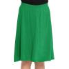 imageSTRETCH IS COMFORT Youth Girls Flowy ALine Skirt Knee Length and Ankle Length  Kids  Sizes 416Kelly Green