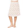 imageSTRETCH IS COMFORT Youth Girls Flowy ALine Skirt Knee Length and Ankle Length  Kids  Sizes 416Pink Rose Vine