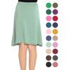 imageSTRETCH IS COMFORT Youth Girls Flowy ALine Skirt Knee Length and Ankle Length  Kids  Sizes 416Sage Green