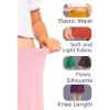 imageSTRETCH IS COMFORT Youth Girls Flowy ALine Skirt Knee Length and Ankle Length  Kids  Sizes 416Sky Blue
