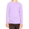 imageSTRETCH IS COMFORT Youth Girls Oh So Soft Long Sleeve Crew Neck Top  Sizes 216  Essential BasicsLavender