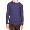 imageSTRETCH IS COMFORT Youth Girls Oh So Soft Long Sleeve Crew Neck Top  Sizes 216  Essential BasicsNavy Blue