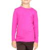 imageSTRETCH IS COMFORT Youth Girls Oh So Soft Long Sleeve Crew Neck Top  Sizes 216  Essential BasicsNeon Hot Pink