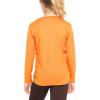 imageSTRETCH IS COMFORT Youth Girls Oh So Soft Long Sleeve Crew Neck Top  Sizes 216  Essential BasicsNeon Orange