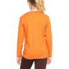 imageSTRETCH IS COMFORT Youth Girls Oh So Soft Long Sleeve Crew Neck Top  Sizes 216  Essential BasicsOrange