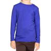 imageSTRETCH IS COMFORT Youth Girls Oh So Soft Long Sleeve Crew Neck Top  Sizes 216  Essential BasicsRoyal Blue