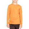 imageSTRETCH IS COMFORT Youth Girls Oh So Soft Long Sleeve Crew Neck Top  Sizes 216  Essential BasicsNeon Orange