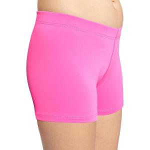 imageSTRETCH IS COMFORT Girls Nylon Spandex Stretch Booty ShortsHot Pink