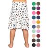 imageGirls ALine Skirt with Builtin Shorts  3 Lengths to Choose from Short Knee and Midi  Size 416Butterfly