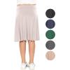 imageGirls ALine Skirt with Builtin Shorts  3 Lengths to Choose from Short Knee and Midi  Size 416Offwhite