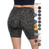 imageSTRETCH IS COMFORT Biker Shorts for Women  Womens Athletic Workout Shorts  Cotton  Small  5XBlack Cheetah