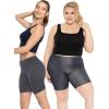 imageSTRETCH IS COMFORT Biker Shorts for Women  Womens Athletic Workout Shorts  Cotton  Small  5XDenim Blue