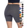 imageSTRETCH IS COMFORT Biker Shorts for Women  Womens Athletic Workout Shorts  Cotton  Small  5XDenim Blue