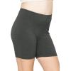 imageSTRETCH IS COMFORT Girls Cotton Biker Shorts and Cartwheel Shorts  Two Lengths to Choose from  Size 414Charcoal Gray