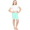 imageSTRETCH IS COMFORT Girls Cotton Biker Shorts and Cartwheel Shorts  Two Lengths to Choose from  Size 414Mint