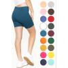 imageSTRETCH IS COMFORT Girls Cotton Biker Shorts and Cartwheel Shorts  Two Lengths to Choose from  Size 414Teal