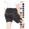 imageSTRETCH IS COMFORT Womens Plus Size Cotton Biker Shorts  Cotton  XLarge  7XBlack Camo