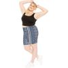 imageSTRETCH IS COMFORT Womens Plus Size Cotton Biker Shorts  Cotton  XLarge  7XBoho Chakra Blue