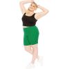 imageSTRETCH IS COMFORT Womens Plus Size Cotton Biker Shorts  Cotton  XLarge  7XKelly Green