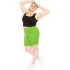 imageSTRETCH IS COMFORT Womens Plus Size Cotton Biker Shorts  Cotton  XLarge  7XLime Green