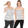 imageSTRETCH IS COMFORT Womens ampamp Plus Mid and Long Length Tube Top  X Small  5XButterfly