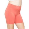 imageSTRETCH IS COMFORT Girls Cotton Biker Shorts and Cartwheel Shorts  Two Lengths to Choose from  Size 414Coral
