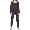 imageSTRETCH IS COMFORT Teamwear Girls Cotton Tank UnitardBlack Long Sleeves