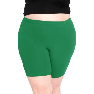 imageSTRETCH IS COMFORT Womens Plus Size Cotton Biker Shorts  Cotton  XLarge  7XKelly Green