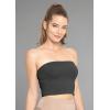 imageSTRETCH IS COMFORT Womens Regular and Plus Size Crop Tube Top  Sizes Small  5XBlack