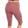 imageWomens and Plus Size KneeLength and Ankle Length LeggingsMauve