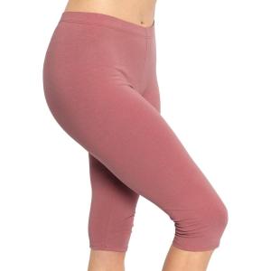 imageWomens and Plus Size KneeLength and Ankle Length LeggingsMauve
