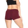 imageSTRETCH IS COMFORT Womens and Plus Size Nylon Booty Shorts  S3XBurgundy