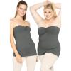imageOh So Soft Ruched Bust Strapless Long Tube Top  Women