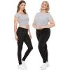 imageSTRETCH IS COMFORT Womens and Plus Size Oh So Soft Full and Knee Length Leggings  Basic Essentials  Small to 7XBlack Micro Fleece