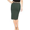 imageWomens MIDI Skirt Charcoal Gray Medium