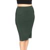 imageWomens MIDI Skirt Charcoal Gray Medium