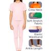 imageSTRETCH IS COMFORT Oh So Soft Youth Girls Long or Short Sleeve Crew and Leggings Set Includes Top and BottomBeige