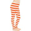 imageSTRETCH IS COMFORT Oh So Soft Youth Girls Prints LeggingsOrange White Stripes
