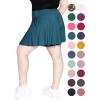 imageSTRETCH IS COMFORT Womens and Plus Size Flowy Wide Leg Shorts with Pockets  S5XTeal