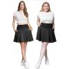 imageSTRETCH IS COMFORT Womens and Plus Ultra Flex High Waist Tennis Skirt with Pockets and Built in Shorts  XS5XLBlack