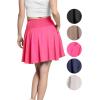 imageSTRETCH IS COMFORT Womens and Plus Ultra Flex High Waist Tennis Skirt with Pockets and Built in Shorts  XS5XLBright Pink
