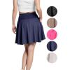 imageSTRETCH IS COMFORT Womens and Plus Ultra Flex High Waist Tennis Skirt with Pockets and Built in Shorts  XS5XLNavy Blue