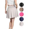 imageSTRETCH IS COMFORT Womens and Plus Ultra Flex High Waist Tennis Skirt with Pockets and Built in Shorts  XS5XLOffwhite