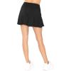 imageWomens High Waist Skater Skirt with Built in Shorts with and Without Pockets Small3XBlack